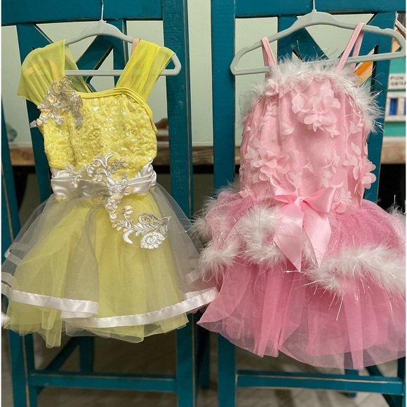 Girls Fancy Dance Dresses - Picture 1 of 6
